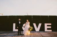 Modern Loft Wedding in Downtown Los Angeles: Andrea + Cory - Green Wedding Shoes