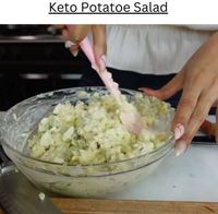 Keto Potatoe Salad - EASY KETO RECIPES