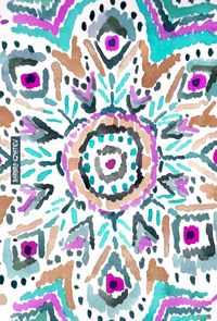 Daily Color #156: Feather Mandala #feather #mandala #watercolor #barbraignatiev