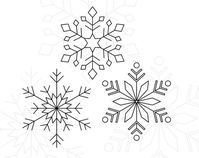 Single Line Snowflake SVG BUNDLE Foil Quill Christmas SVG Hand Drawn Dxf - Etsy