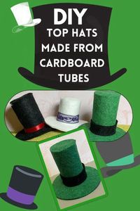 How to make an easy cardboard tube top hat. - Baker Street Living