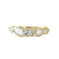 ​For the luminous spirit who genuinely shines. ​ White round brilliant, rosecut pear, princess and...