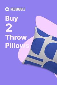 Your couch, your bed, even the floor. Spruce up your favorite place to nap with unique, double-sided Throw Pillows. On Redbubble, you’ll find anything from groovy ‘70s designs to kawaii Shiba art, all designed and sold by independent artists. And if you need more than one, you’re in luck. Buy 2 or more Throw Pillows on Redubble and you’ll get them 15% off. No promo code needed. Find the very thing on Redbubble.