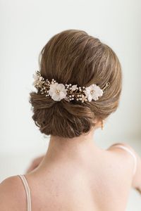 Wedding Hair Vine, Floral Hair Vine, Bridal Hair Accessory by PowderBlueBijoux on Etsy https://www.etsy.com/listing/260476795/wedding-hair-vine-floral-hair-vine