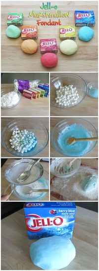 How to make Jello Marshmallow Fondant