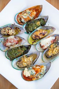 Appetizers, New Zealand Mussels 5 ways