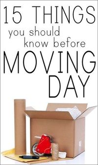 15 Things You Should Know Before Moving