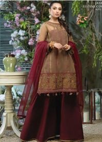 Asim Jofa Lawn 2021 Collection | Chiffon Suits | Asim Jofa Online: Summer & Winter Dresses Embroidered Collection