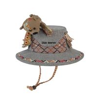 13DE MARZO Tribe Hunting Totem Stetson Hat Gray