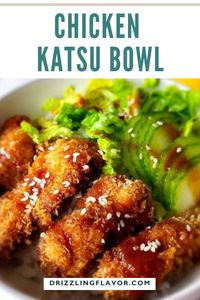 This chicken katsu bowl recipe is a delicious and easy way to enjoy a Japanese classic at home! Crispy chicken cutlets, fluffy rice, and a flavorful sauce – it's a guaranteed crowd-pleaser.