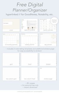 anna's studyblr — I have worked on this free planner/organizer for a...