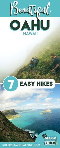 7 Beautiful Easy Hikes in Oahu, Hawaii | Hawaii is well known for its jaw-dropping islands and Oahu is one of its 8 beautiful islands. There are also ample opportunities to venture off of the beach and explore the island further, and this guide will show you 7 of the best easy hikes in Oahu to start off your vacation. Oahu has got it all, and adventure is literally around every corner. | shedreamsofalpine.com #SheDreamsofAlpine #Oahu #Hawaii #hiking