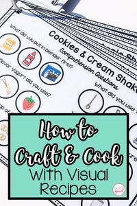 If you are looking for easy seasonal recipes kids can make that you can incorporate into your lesson plans, check out my craft and cook visual recipe cards! These Visual recipes are simple and creative hands-on activities with an educational component. Read all about them in my blog post and discover how to use them ALL YEAR LONG!