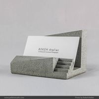 Pelleh Concrete Business Card Holder Dimensions: 9x9x6 cm Concrete Business Card Holder / Business Card Stand / Business Card Display / Office Organization / Desk Organizer / Modern Desk Accessories / Industrial Office / Office Accessories Women / Office Accessories Men / Office Gifts you can combine it with other Pellehstudio products http://www.etsy.com/shop/pellehstudio Important Note: Please provide us your phone number in addition to your postal address. SHIPPING OVERVIEW All of our items a