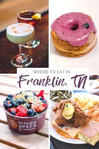 From fried pimento cheese balls to crunchy chicken and waffles, here are some of the best #Franklin food spots that are well worth the calories.  #Food | #Travel | #USA | #Tennessee 