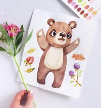 Cute Illustrations. Kids Books (@yanetskaya_art) | Instagram photos and videos