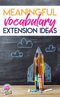 Vocabulary learning involves meaningful interaction with new words. This post is full of fun extension ideas that encourage students to think creatively and synthesize their learning. #VocabularyActivity #MiddleSchoolELA #HighSchoolELA #EngagingELA