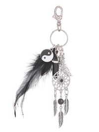 Shop Feather Black Onyx Taiji Keychain online. SheIn offers Feather Black Onyx Taiji Keychain & more to fit your fashionable needs.