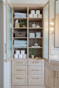 Bathroom cabinets designed and installed by Classy Kitchen & Bath!