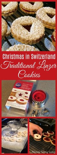 Christmas in Switzerland: Traditional Linzer Cookies - Money Savvy Living