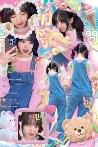 IVE liz yujin gaeul rei wonyoung leeseo pink y2k poster kpop bindercover wallpaper girlgroup