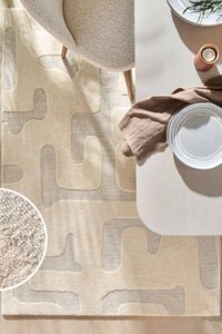 Buy Natural Margot Abstract Rug from the Next UK online shop