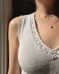 Ophelia tank knitting pattern — starcrossed knits