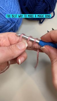 In this quick and easy tutorial, I demonstrate how to start crochet with a double magic ring. This method is less fiddly and more secure than the traditional magic circle technique for starting crochet in the round. Full tutorial linked!