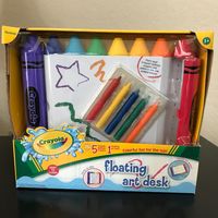 Floating Art Desk For Children 3 And Up 5 Crayola Bathtub Crayons With 1 Floating Desk