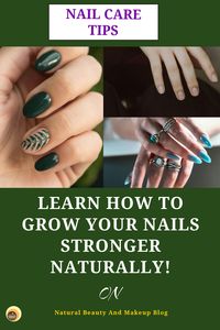 How To Grow Your Nails Stronger Naturally (6 Best Tips) is up on the blog Natural Beauty And Makeup. how to make your nails grow faster and stronger naturally, best tips to grow your nails faster, best natural ways to grow long, strong nails, 6 tips for stronger and healthier nails, natural remedies to grow your weak nails stronger, faster, and longer quickly,, how to grow long healthy nails, nails growth tips, tips to boost nail growth naturally.