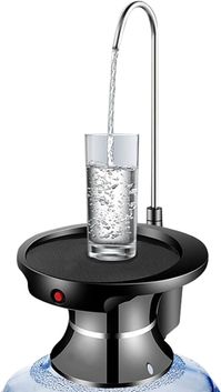 Amazon.com: Drinking Water Dispenser Pump with Tray Automatic Electric Drinking Water Bottle Pump for 1-5 Gallon Water Jugs,USB Charging Water Bottle Pump Portable Drinking Water Pump for Home,Office,Outdoor : Tools & Home Improvement