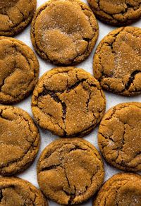 Seriously, Soft Molasses Cookies   ❤️ molasses cookies, rolled in brown sugar  ❤️ Every cookie is delicious from the bottom to the top.  ❤️ Mouthwatering delectable pop in your mouth molasses cookies, rolled in brown sugar ❤️ Made with love and homemade taste.  ❤️ Made to order, to ensure freshness from our door to yours.  ❤️ These soft and chewy molasses cookies are rolled and brown sugar and have numerous benefits for body and mind. Soft and Molassed favlor 24 2OZ cookies in a cookie pack box.  Perfect for all occasions, parties, wedding, birthdays in general get together's. All cookies are package to perfection to ensure stafe travels to your table. You will order again and again. Give us a try.  We dedicate ourselves to bring you the best quality products and give you the perfect custo