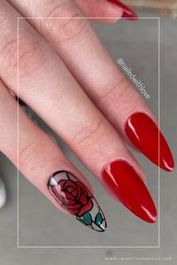 Get ready to elevate your nail game with these exquisite stained glass rose nail designs! These captivating patterns and vibrant colors will add an artistic touch to your look, perfect for any special occasion or everyday glam. Embrace the beauty of floral art on your nails and let your creativity shine.