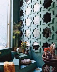 Bathroom: Liza Bruce's Moroccan Home - ELLEDecor.com