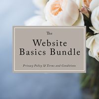 Every website should have a Privacy Policy (yes, it's the law!) and a Terms & Conditions in place.  Protect your business and your intellectual property with these legally-drafted, easy-to-edit templates.  Shop all of our templates and contracts at shopcreativelaw.com