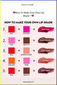 ✨Unleash your inner makeup artist and learn how to craft your own signature lip shade! 💋💄 Dive into the world of DIY beauty and discover endless possibilities for expressing your unique style.😍  From vibrant reds to subtle nudes, the power is in your hands! Get ready to slay with your custom creations! ✨🎨  DIY lip color, custom lip shade, makeup tutorial, beauty DIY, lipstick crafting, lip color recipes, makeup hacks, beauty tips.   #DIYBeauty #CustomLipstick #MakeupTutorial #BeautyHacks #LipColorInspo #CreativeMakeup #BeautyDIYs