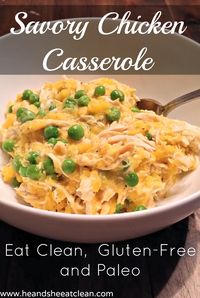 This Chicken Casserole is savory and is one of the best guilt-free comfort food recipes we have ever found.