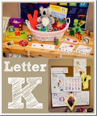 Home #Preschool ~ Letter K