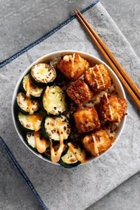 Coconut Crusted Tofu with Sweet Chili Sauce