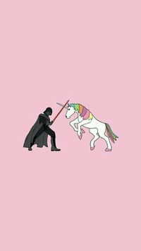 #unicorns #starwars #illustration