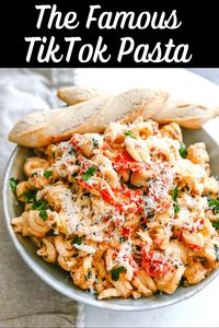 Boursin Cheese Baked TikTok Pasta