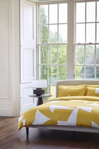 Buy Jasper Conran London Bamboo Yellow 300 Thread Count Graphic Print Duvet Cover and Pillowcase Set from the Next UK online shop