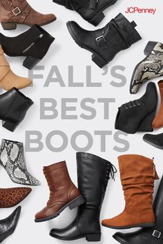 Fall boots for women are here! Ankle boots with dresses? Check! Tall boots and jeans? Oh, yes! Combat boots with chunky sweaters? Definitely. Find all the women’s boots to  dial-up your fall closet. Ankle Boots With Dresses, Fall Boots For Women, Boots With Dresses, Boots And Jeans, Best Boots, Chunky Sweaters, Ankle Boots Dress, Fall Closet