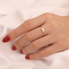 This 14k Gold Elephant Ring is a sign of unity and simply make you feel the pureness love. One of the best meaningful gift for your family and friends... ◖ A B O U T ◗ The elephant animal is typically regarded as a sign of luck and is a symbol of good fortune. Elephant jewelry is a nice present to wish someone luck with something because it is often thought to bring luck to the wearer. ◖ P R O P E R T I E S ◗ * Material: 14k Yellow Gold,14k White Gold ◖ D I O N J E W E L ◗ ‣ 14K REAL GOLD ‣ EXPR Delicate Heart Ring For Gifts, Minimalist Heart Ring With Birthstone For Gift, Simple Ring For Valentine's Day Gift, Dainty Stackable Rings For Valentine's Day Gift, Tiny Heart Ring As A Gift, White Gold Dainty Initial Ring As Gift, 14k Gold Tiny Heart Ring For Gift, Tiny 14k Gold Heart Ring For Gift, Midi Rings For Valentine's Day Gift