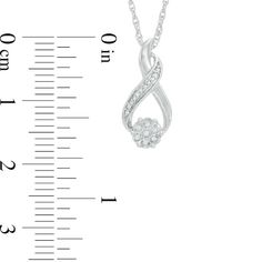 Easy and elegant, this diamond pendant and drop earrings set celebrates your everlasting love story. Crafted in cool sterling silver, the pendant features a sparkling diamond-accented infinity symbol-shaped frame centered with a flower-shaped cluster of shimmering diamond accents. It suspends along an 18.0-inch rope chain that closes with a spring-ring clasp. The coordinating post earrings share the same design and secure comfortably with friction backs. A charming look, this ensemble is buffed to a brilliant luster. The set arrives beautifully boxed and ready for giving. Diamond White Infinity Jewelry For Anniversary, Anniversary Jewelry With Diamond Accents In Infinity Shape, Infinity Jewelry With Diamond Accents In Diamond White, Sterling Silver Infinity Jewelry With Diamond Accents, Infinity Shaped Jewelry With Diamond Accents, Infinity Shaped Diamond Jewelry With Accents, Diamond Cut Infinity Jewelry In Diamond White, Infinity Shaped Diamond White Jewelry With Diamond Cut, Diamond White Infinity-shaped Jewelry With Diamond Cut