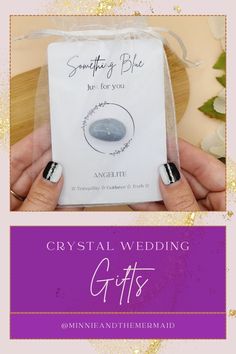 a package with the words crystal wedding gifts on it