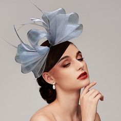 Category:Fascinators; Embellishment:Feather,Tulle,Tiered; Gender:Women's; Quantity:1 PC; Style:Headpieces; Occasion:Ladies Day; Material:Net,Feathers; Head Circumference:56-58; Front page:WE; Shipping Weight:0.04; Listing Date:04/27/2022 Horse Wedding, Derby Hats Fascinators, Feather Headpiece, Horse Race, Fascinator Headband, Mother Wedding Dress, Melbourne Cup, Wedding Cups, Feather Fascinators