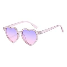 Super sweetheart shape kid's sunglasses are pink with purple-pink lenses. Perfect for summer fun outings, at poolside or beach. Frame Material: Plastic Lenses Optical Attribute: UV400 Lens Height: 42mm Lenses Material: Plastic Immediate ship! Playful Heart-shaped Sunglasses With Uv Protection, Cute Heart Shaped Sunglasses With Uv Protection, Cute Heart-shaped Sunglasses With Uv Protection, Cute Heart Shaped Sunglasses For Beach, Playful Heart-shaped Sunglasses With Gradient Lenses, Cute Heart-shaped Beach Sunglasses, Heart Shaped Sunglasses With Uv Protection For Spring, Heart-shaped Sunglasses With Uv Protection For Spring, Heart-shaped Sunglasses With Heart Print For Summer