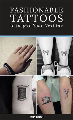 some tattoos are shown on the cover of a book