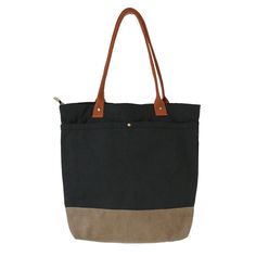 Overview： Design: Women Canvas Shopper Tote Bags Canvas Tote Shoulder Bag Handbag for MensIn Stock: Ready to Ship (2-4 days)Include: Only BagCustom: NoColor: Black&Khaki Leather: CanvasMeasures: 40cm x 39cm x 13cm Weight: 0.45kgSlots: 1 zipper slot, 1 phone slot, 1 wallet slot, Accessories(option): NoneStyle: Women Canvas Shopper Tote Bags Canvas Tote Shoulder Bag Handbag for MensVery durable (At least 5 Years) and it should last a life time Description: Upgrade your everyday must-haves with the enduring sophistication of our Black & Khaki Canvas Tote Bag. Designed with meticulous care, this adaptable piece effortlessly shifts from errands to the office to globetrotting, all with timeless grace. Sized at 40cm x 39cm x 13cm, this capacious tote offers generous space for your daily essential